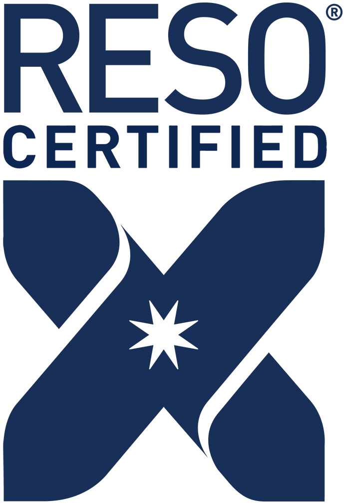 RESO Logo Certified Vertical Blue
