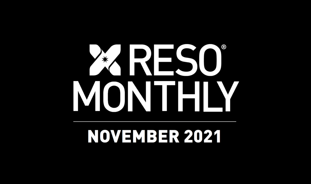 RESO Monthly November 2021 graphic