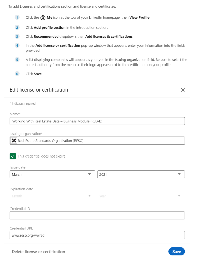 Working with Real Estate Data (wwRED) Course Toolkit RESO Real Estate Standards Organization
