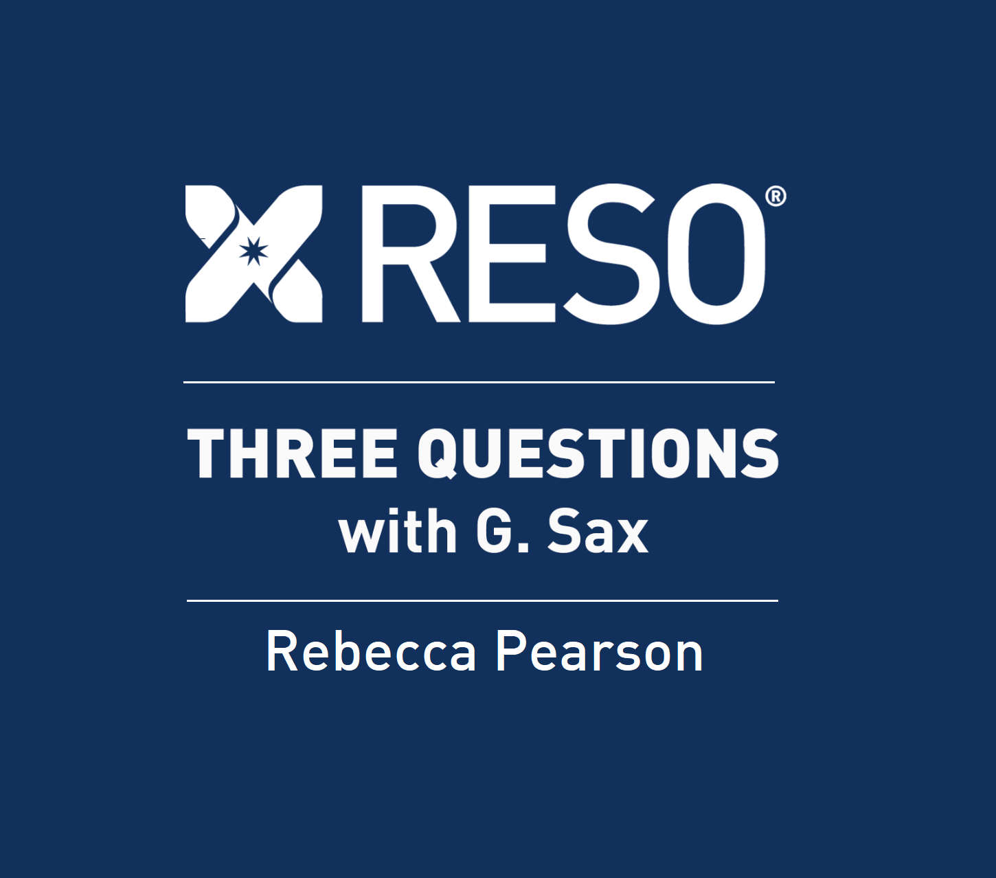 Three Questions with Rebecca Pearson of MRED RESO Real Estate