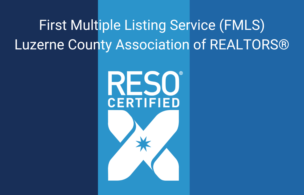 FMLS and Luzerne County AOR are newly certified.