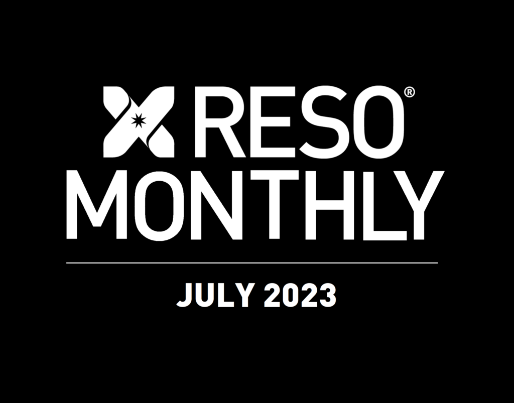 RESO Monthly July 2023 graphic