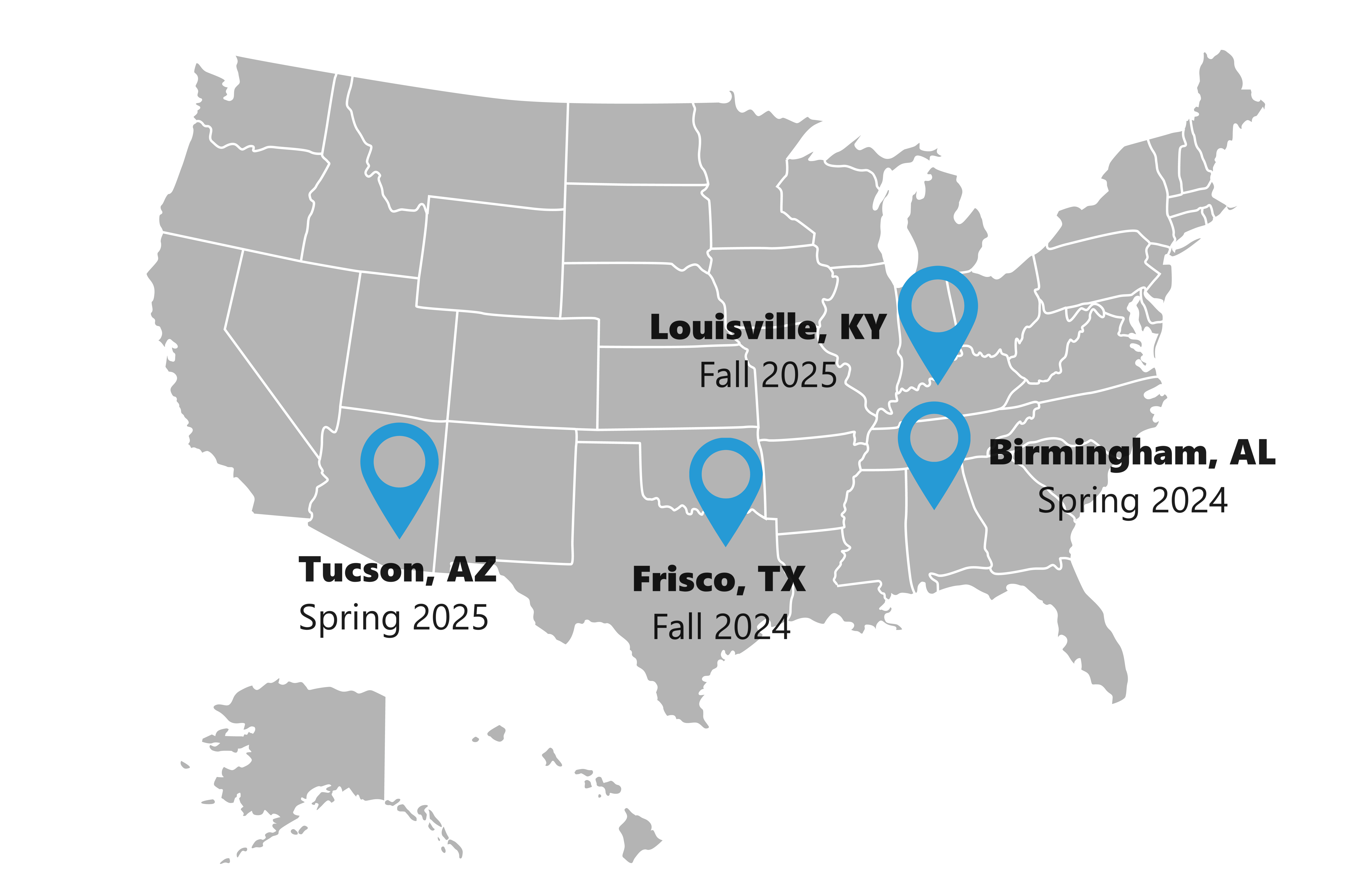 Future RESO Conference locations map