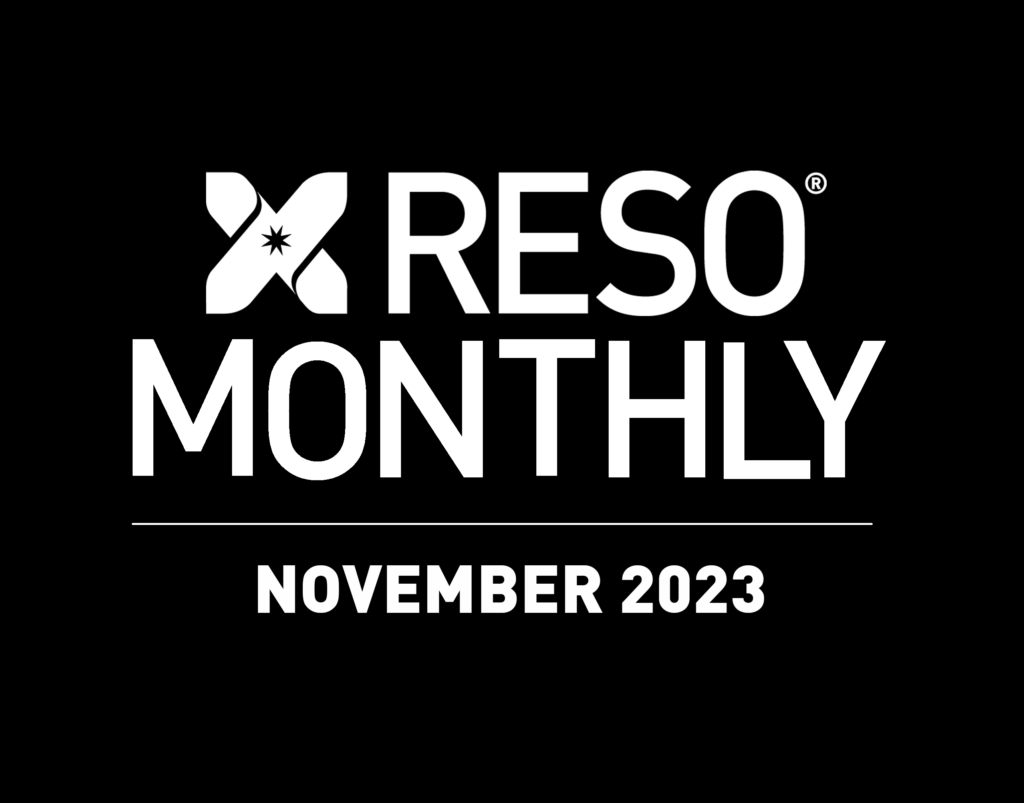 RESO Monthly November 2023 graphic