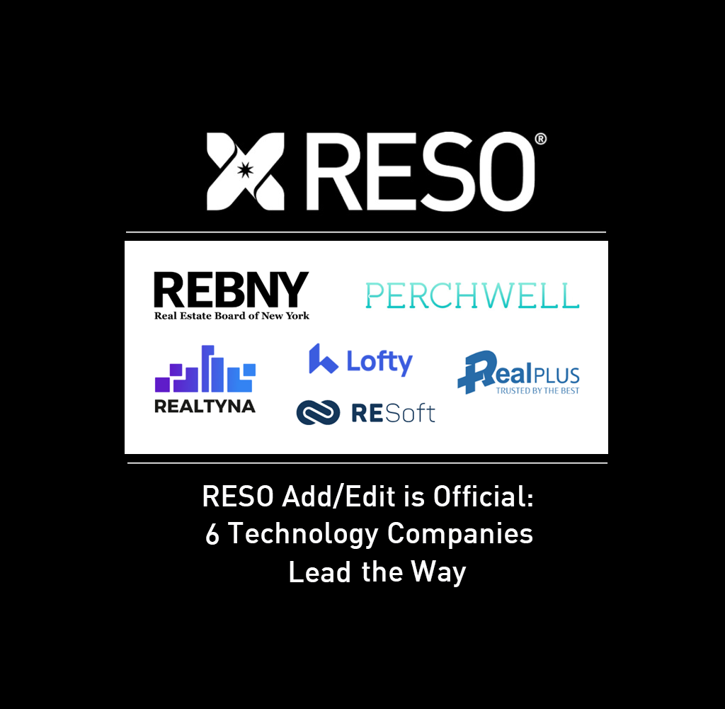 RESO Add/Edit is Official: 6 Tech Companies Lead the Way | RESO - Real