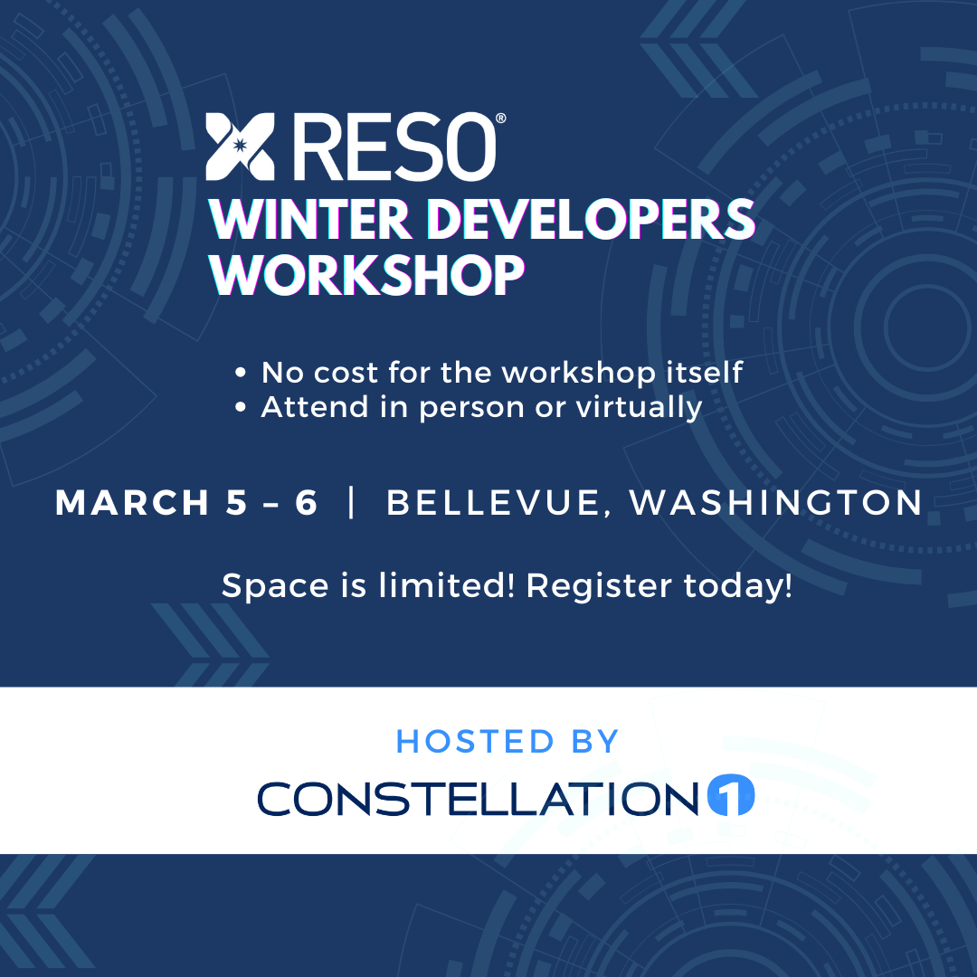 RESO Winter Developers Workshop Social IG